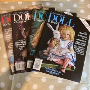 Vintage Y2K Lot of 4 Contemporary Doll Collector Magazines Jan/Mar/Sep/Nov 2000